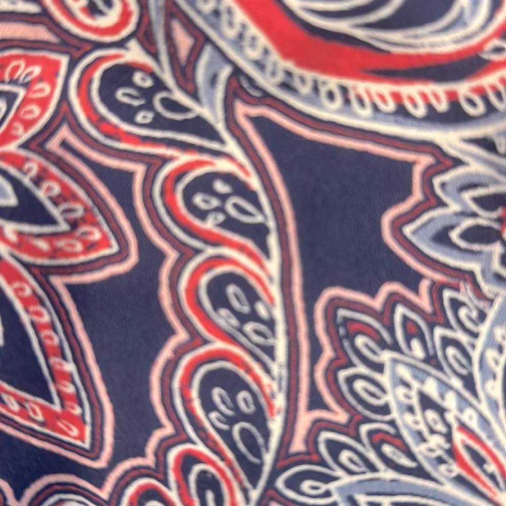 Parker Dax printed 100% silk mini dress. - Picture 7 of 8